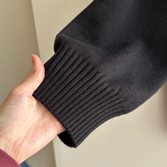 Cotton On Lux Crew Pullover Sweater, Black, Size Medium, NWT - Picture 7 of 16